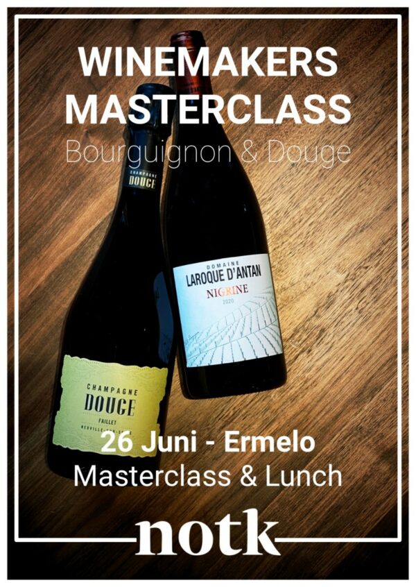 Ticket - Winemakers Masterclass - 26 Juni - Middag