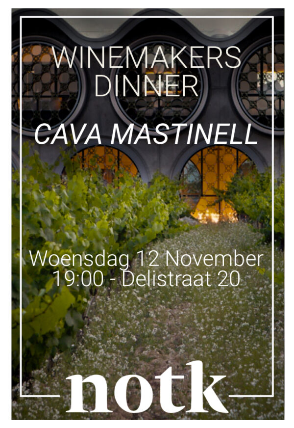 Ticket - WINEMAKERS DINNER - MASTINELL - Woensdag 12 November 19:00
