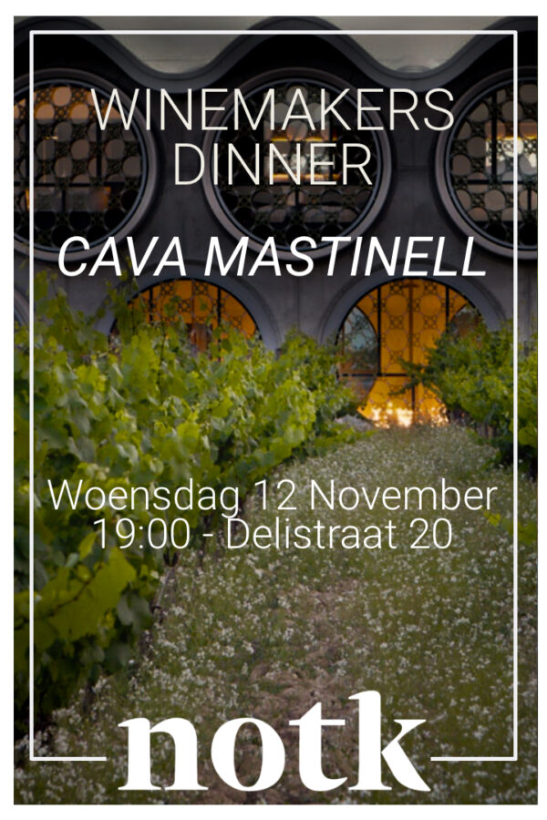 Ticket - WINEMAKERS DINNER - MASTINELL - Woensdag 12 November 19:00