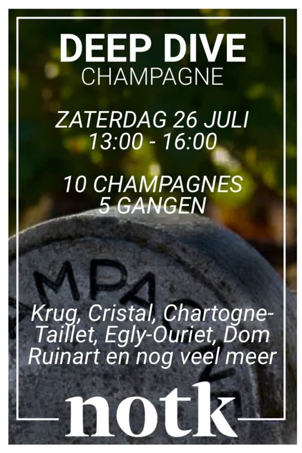 Ticket - DEEP DIVE - Champagne - 26 juli 13:00-16:00