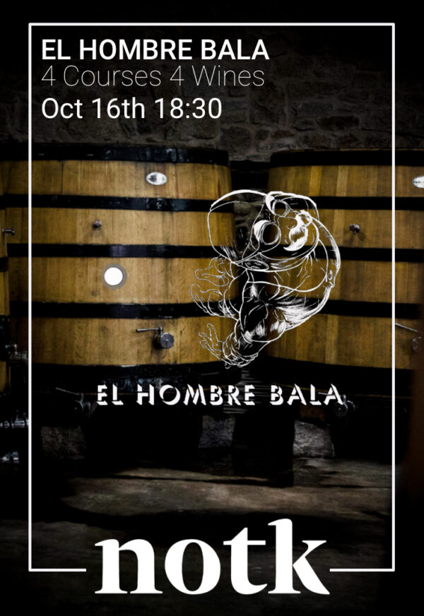 Ticket - EL HOMBRE BALA Winemakers Dinner - Donderdag 16 Oktober 18:30