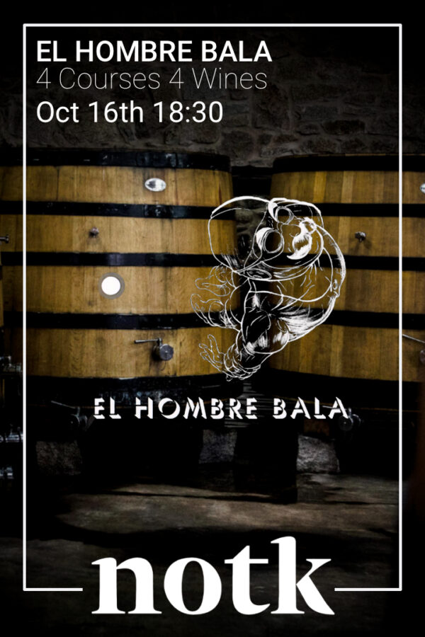 Ticket - EL HOMBRE BALA Winemakers Dinner - Donderdag 16 Oktober 18:30