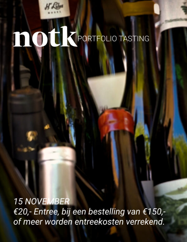Ticket - Portfolio Tasting NOTK @ Deliplein 15 November Timeslot: 12:00 - 14:30